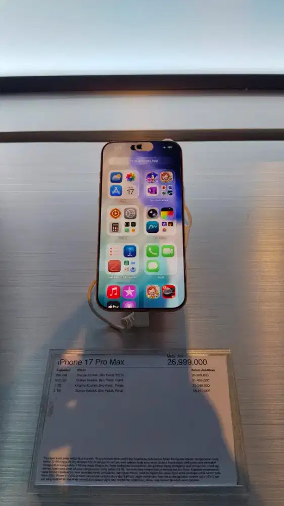 Promo cicilan home Credit iphone 17 promax bunga 0%