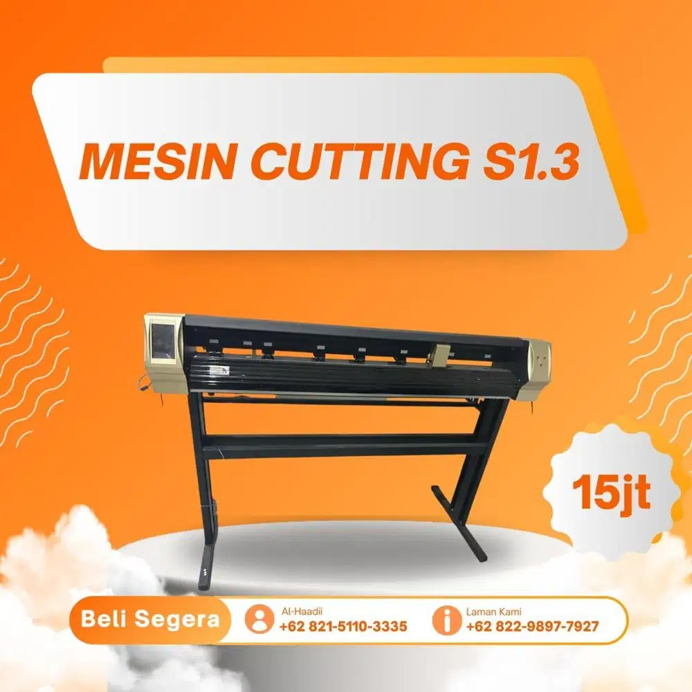 Mesin cutting ploter uk 1.3 m