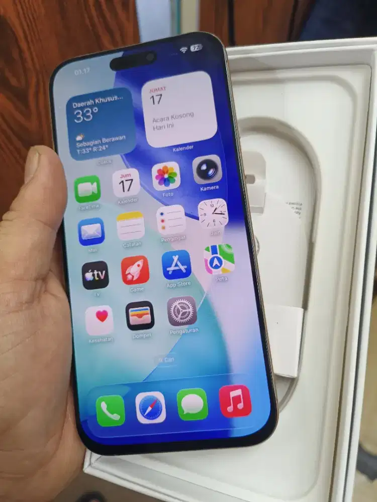 Second iPhone 16 Pro Max 256gb resmi ibox mulus  fulset original murah