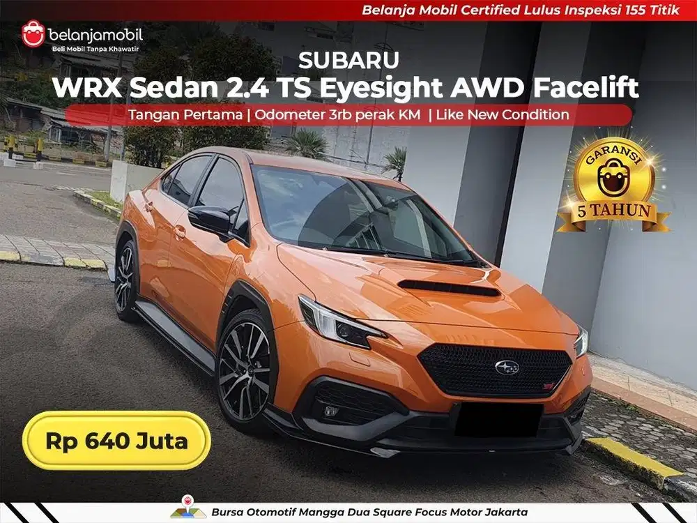 [ AWD - KM 3RB ] Subaru WRX Sedan 2.4 TS Eyesight 2023/2024
