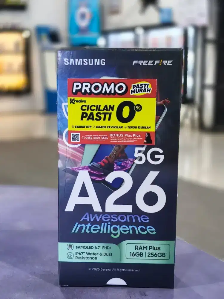 HP Gaming Lancar! Samsung A26 5G Layar Super AMOLED 120Hz Jernih