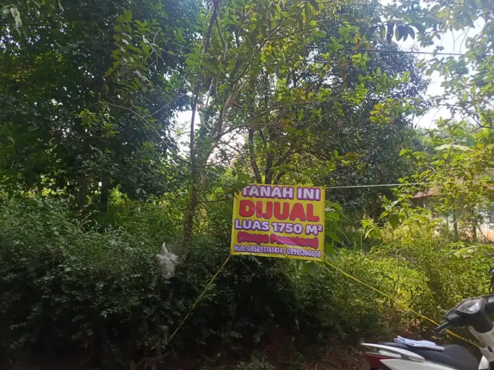 DIJUAL TANAH SELUAS 1750