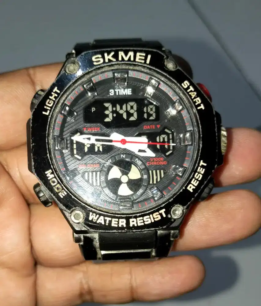 Jam tangan digital + analog merk Skmei 2223