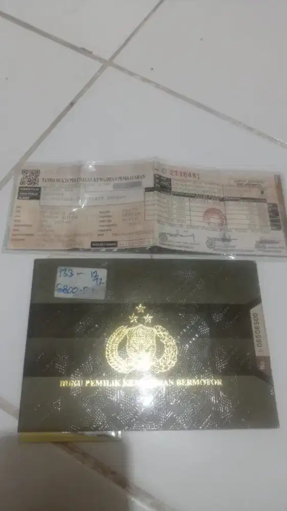 Spin 125 tahun 2008 lengkap Plat Hidup Surat lengkap