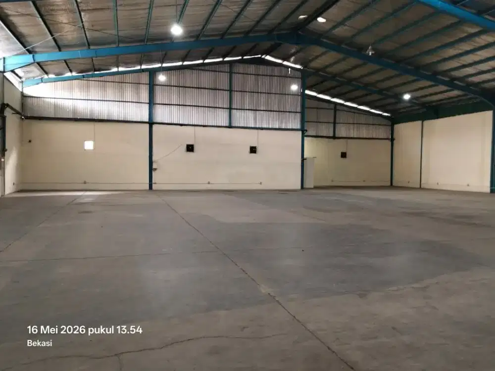 Disewakan Gudang Siap Pakai di Medan Satria Bekasi Barat