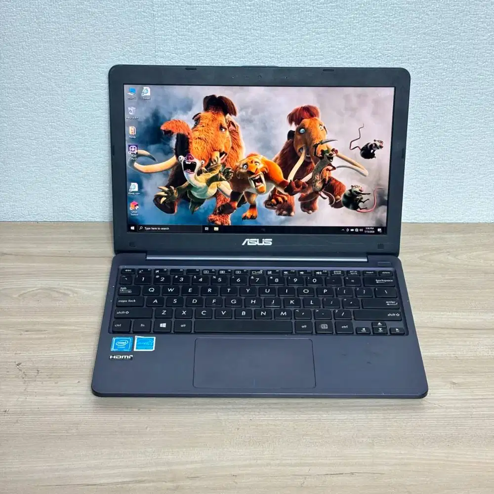 Laptop Murah Asus E203 N3350 RAM 2GB 128GB All Normal Siap Pakai