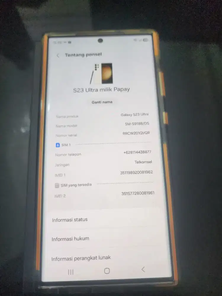 Samsung S23 Ultra Sein
