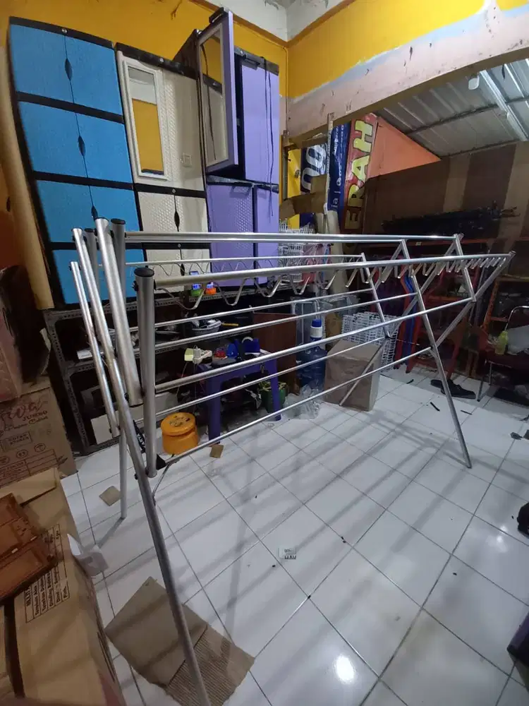 Jemuran Jumbo Bina Karya Silver Anti Karat