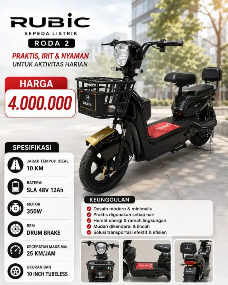 Cicilan sepeda listrik cuma pakai ktp