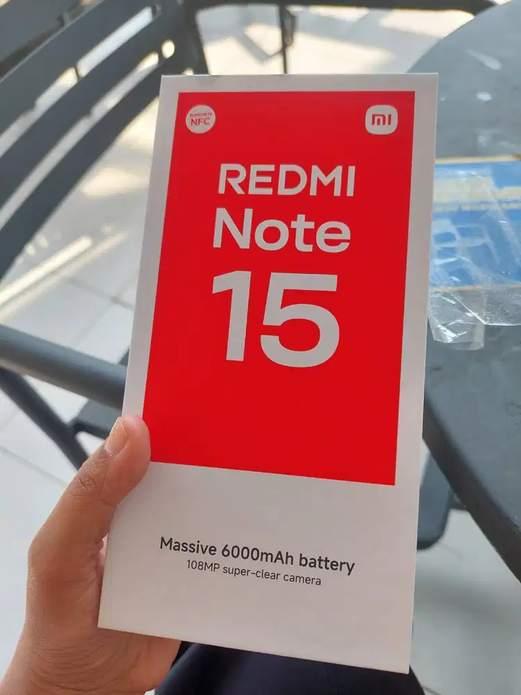 Redmi Note 15 4G 8/128 Black pemakaian 1 hari like new banget