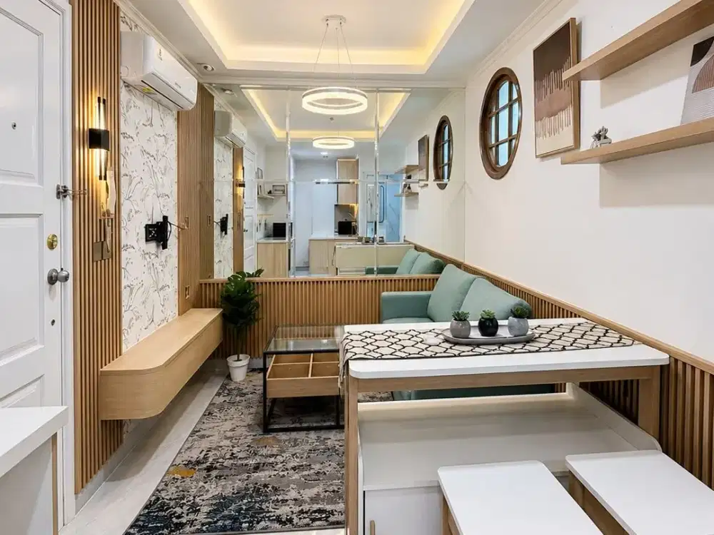 Ss.3859 - Murah !! Dijual Apt. City Home Tower Hawaiian Luas 35 Full Furnish View Lepas / City Sudah Renovasi Lantai Tinggi