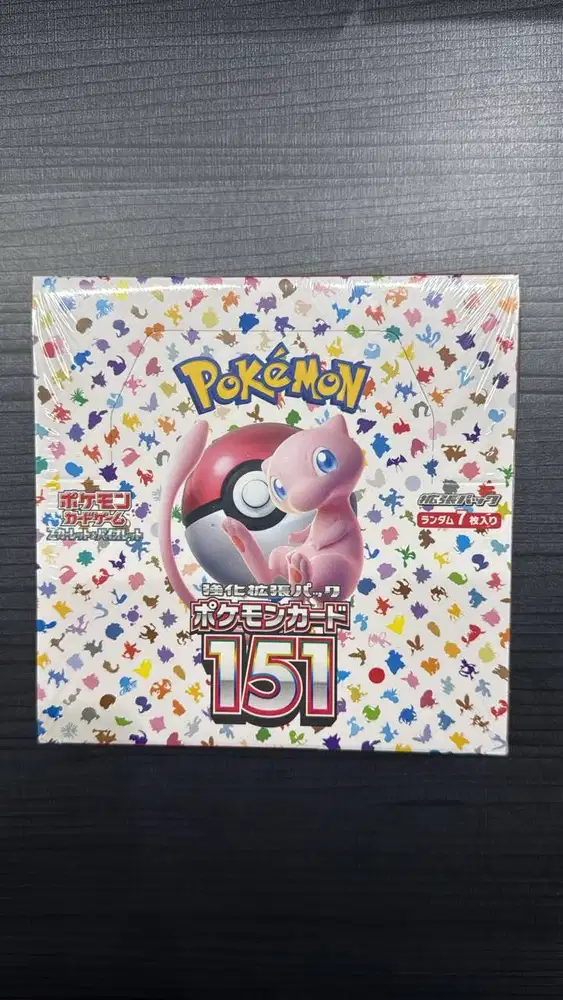 Pokemon 151 BOOSTER BOX - ORI JEPANG
