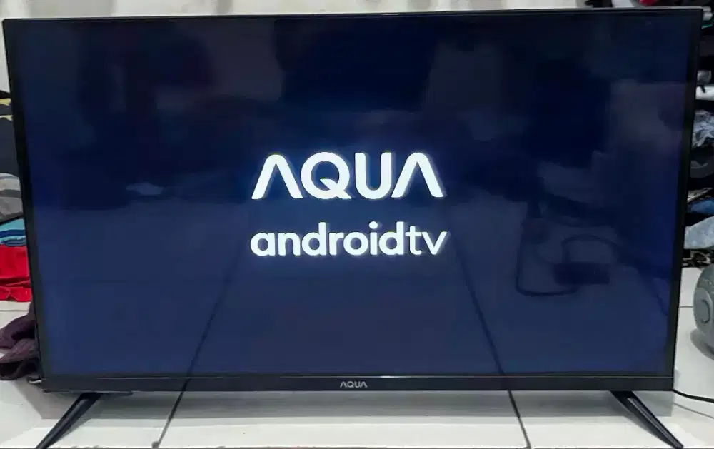TV LED 32 INC AQUA SMART ANDROID+DIGITAL MULUS BAGUS&NORMAL #SUMARECON