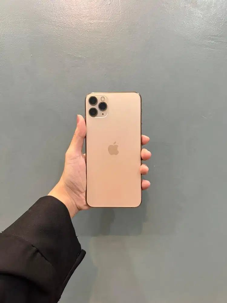 Iphone 11 promax gold second original sinyal permanen