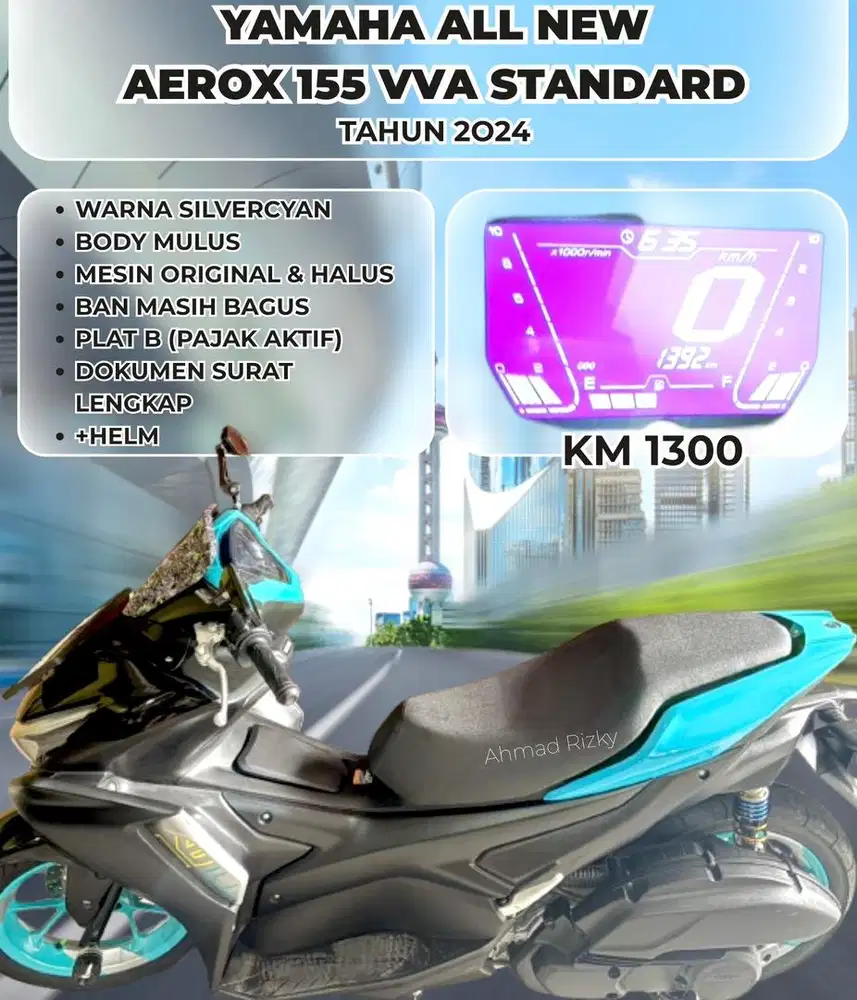 YAMAHA ALL NEW AEROX 2024 STANDARD 155CC