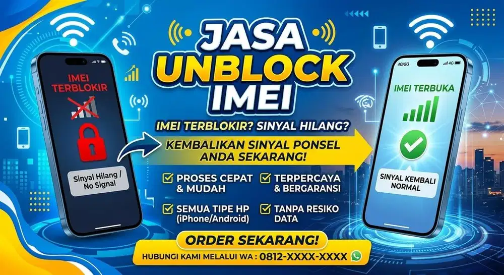 Jasa perbaikan sinyal iphone &android
