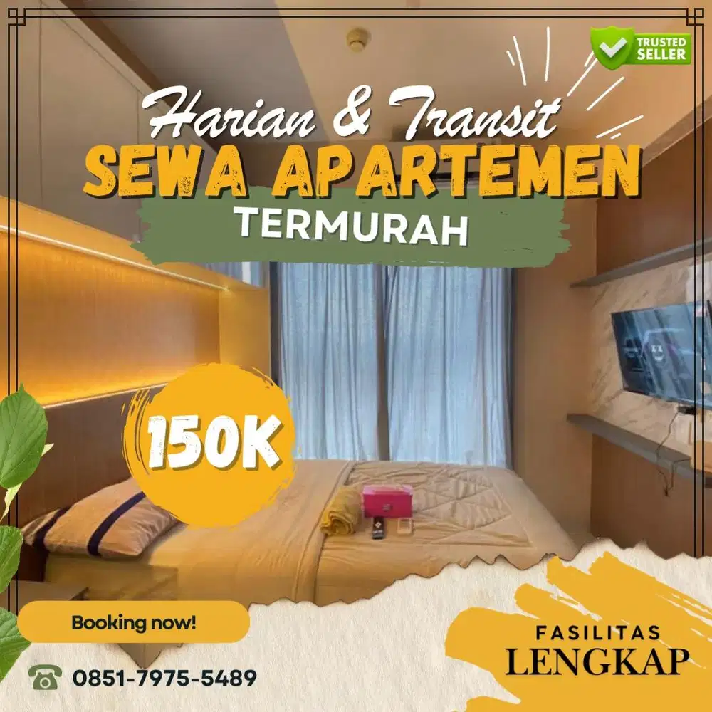 Sewa Apartemen Treepark BSD Serpong Harian/Transit Termurah
