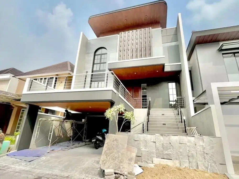 Premium Rumah Gress Minimalis 2.5 Lt Lux Citraland Depan Dekat Pakuwon