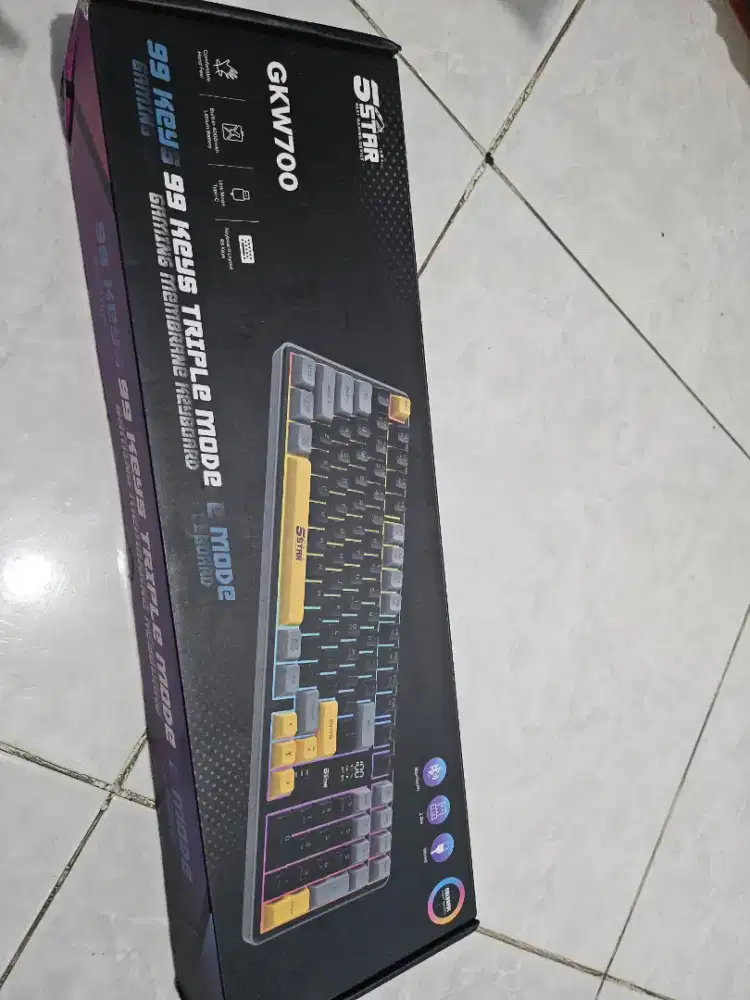 Keyboard Wireless GKW700 Black