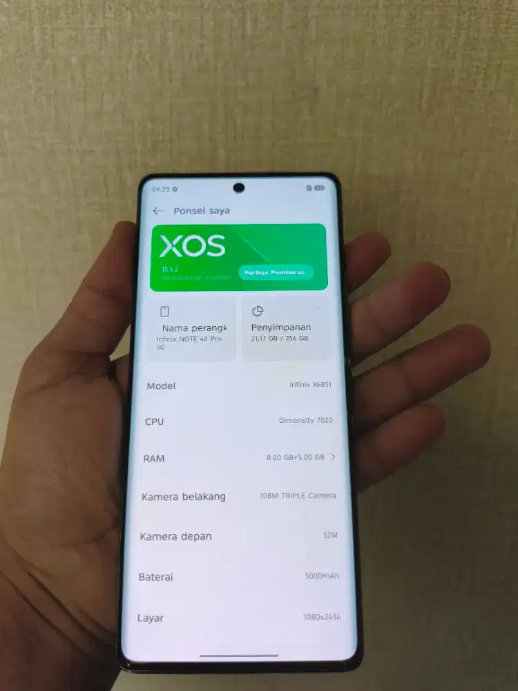 Infinix note 40 pro 5G