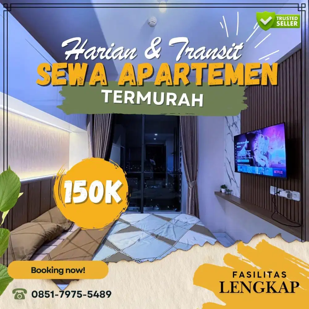 Sewa Apartemen Urbantown Serua Harian/Transit Termurah Tangerang