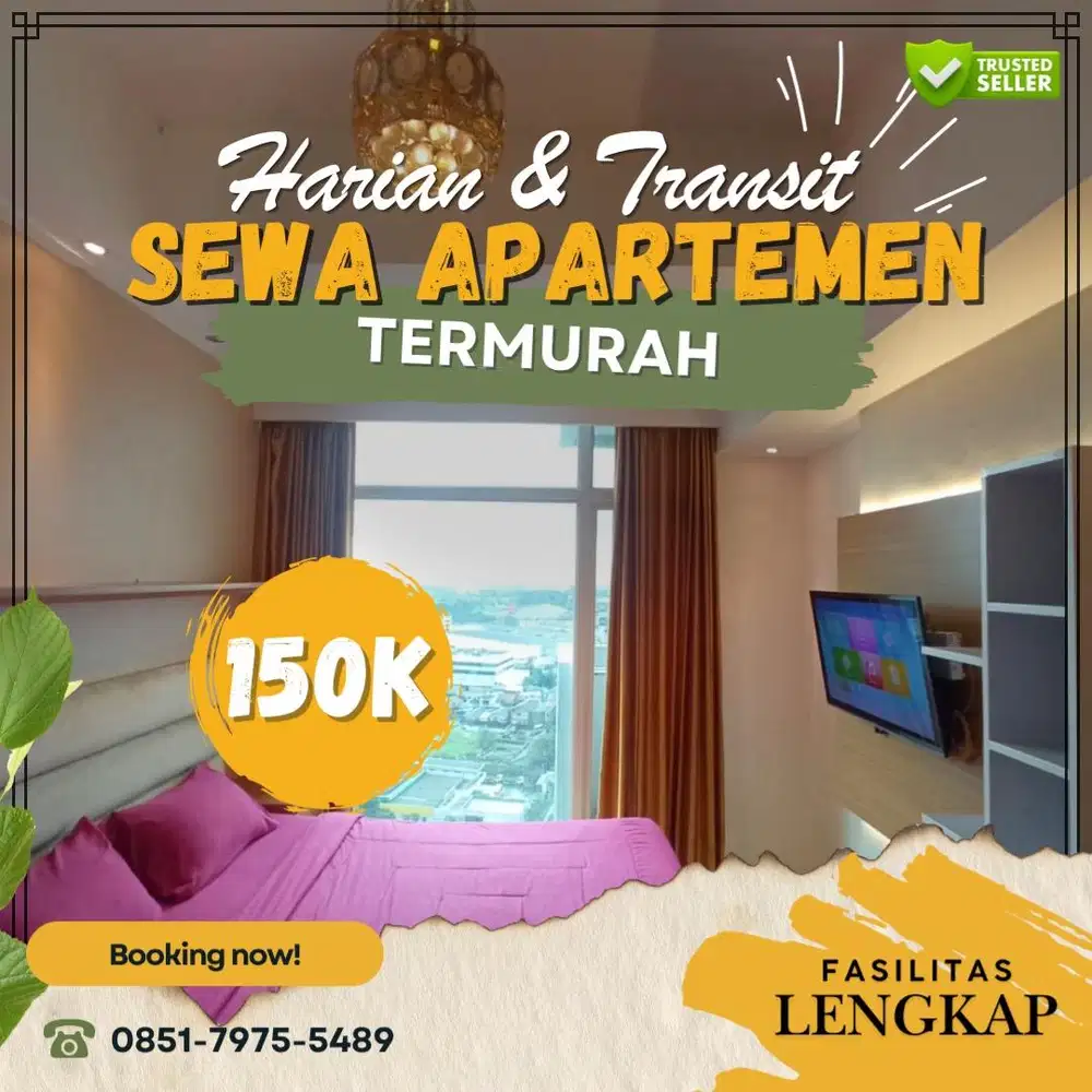 Sewa Apartemen Green Pramuka Jakarta Pusat Harian/Transit Termurah