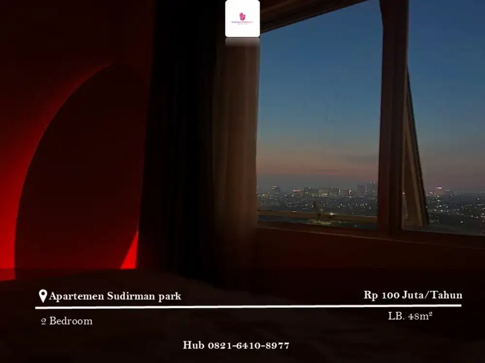 Disewakan Apartement Sudirman Park 2BR Full Furnished High Floor