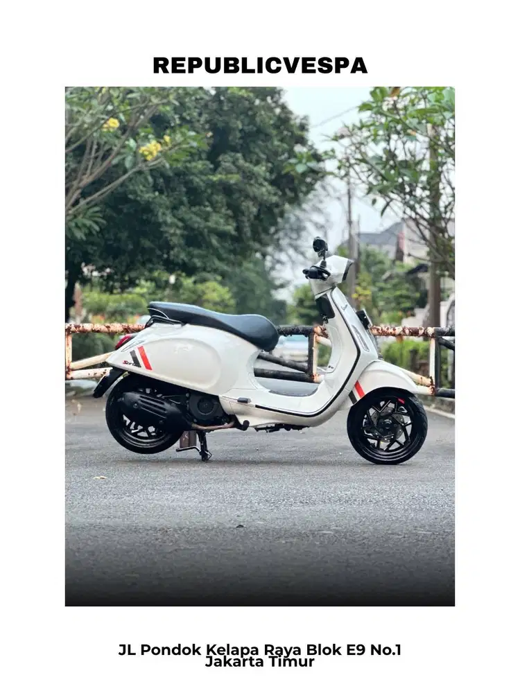 PIAGGIO VESPA SPRINT S150 NEW MODEL TH 2025 WARNA WHITE INNOCENZA