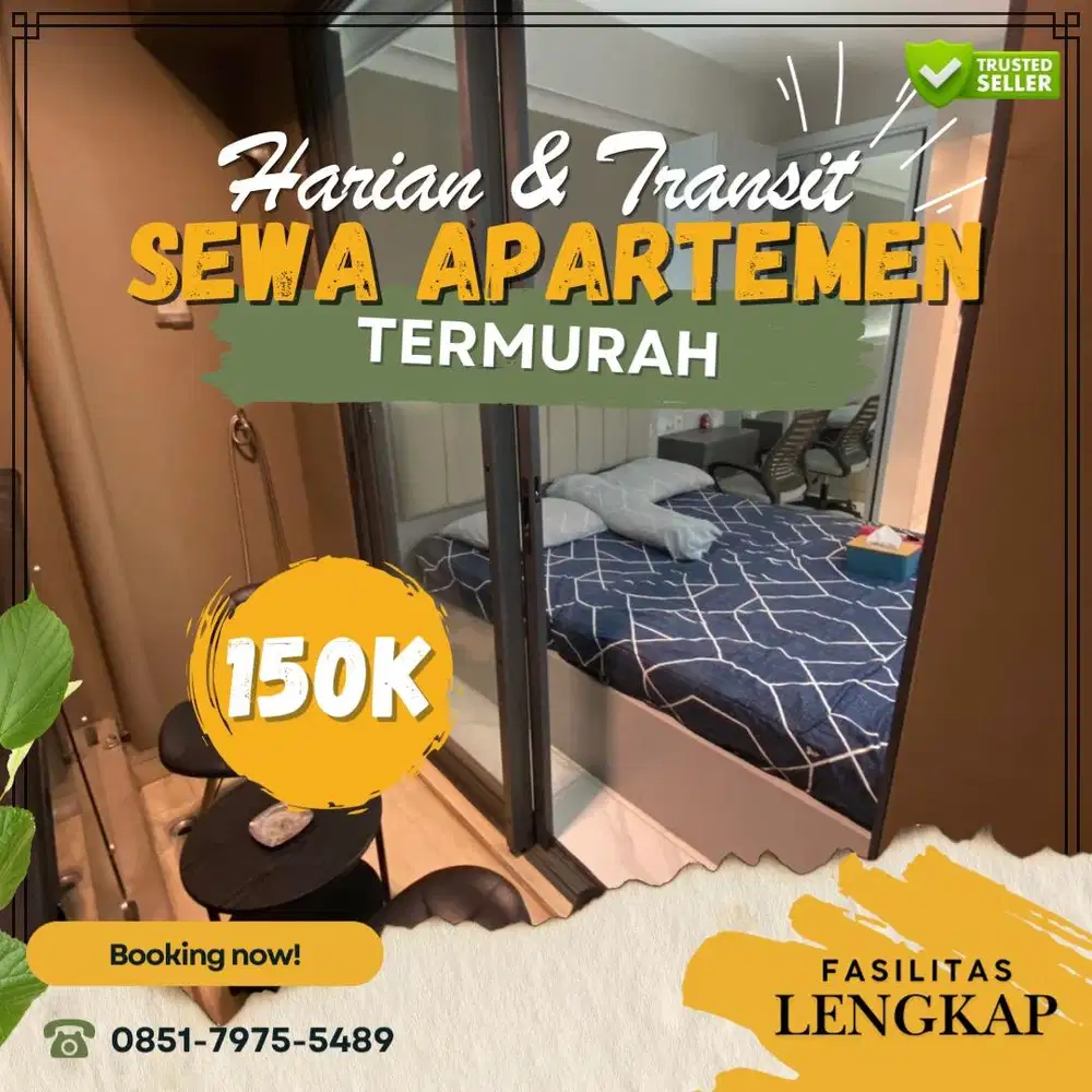 Sewa Apartemen Sentra Timur Jakarta Pulogebang Harian/Transit Termurah