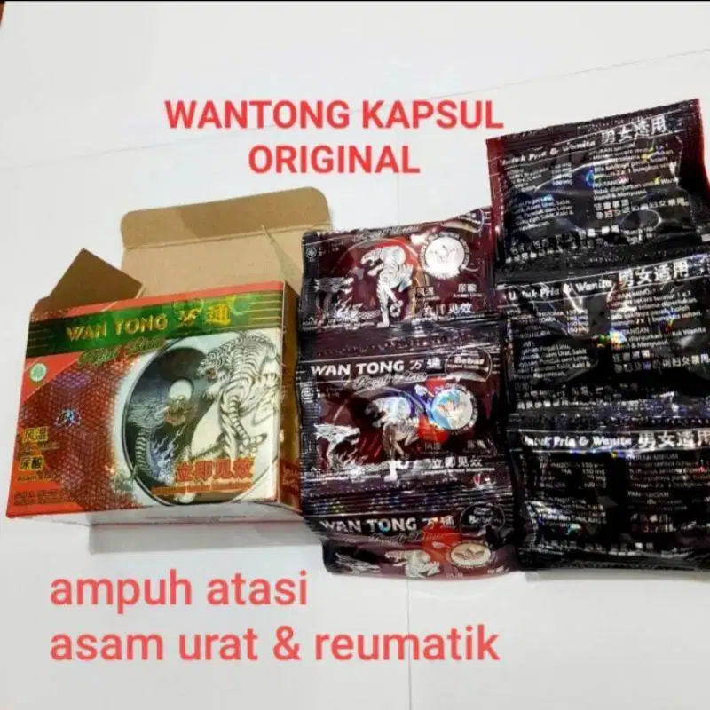 WAN TONG ASLI WAN TONG KAPSUL JAMU ASAM URAT DAN PEGALINU