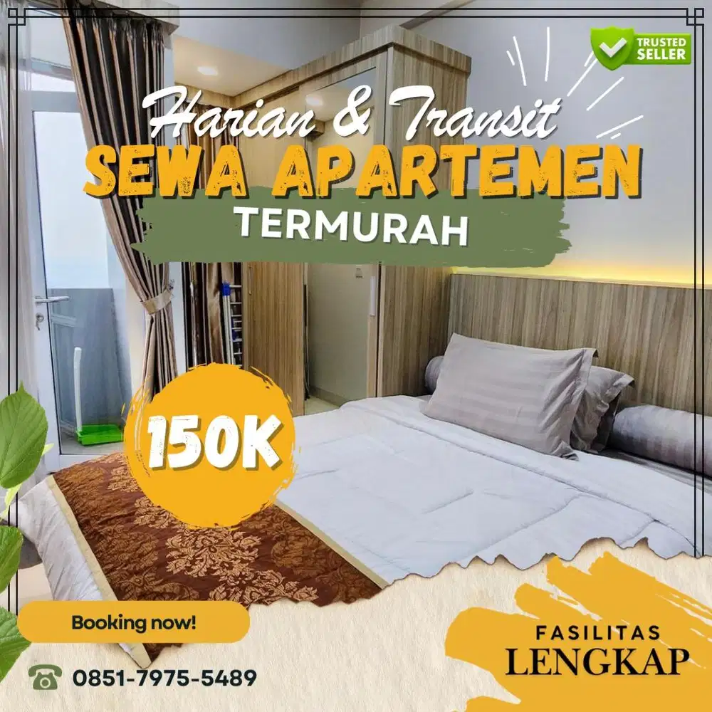 Sewa Apartemen Depok Transpark Cibubur TSM Harian/Transit Termurah