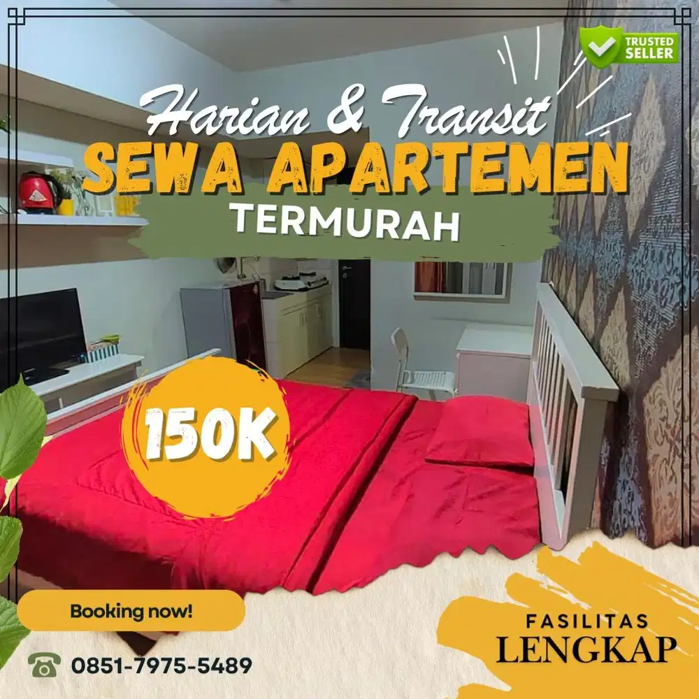 Sewa Apartemen Bekasi Timur Transpark Juanda Harian/Transit Termurah