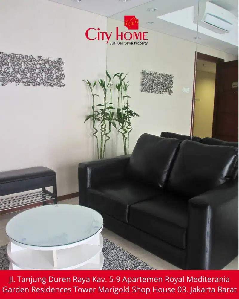 Dijual Apartemen 2 Kamar Royal Mediterania Garden Harga Terbaik