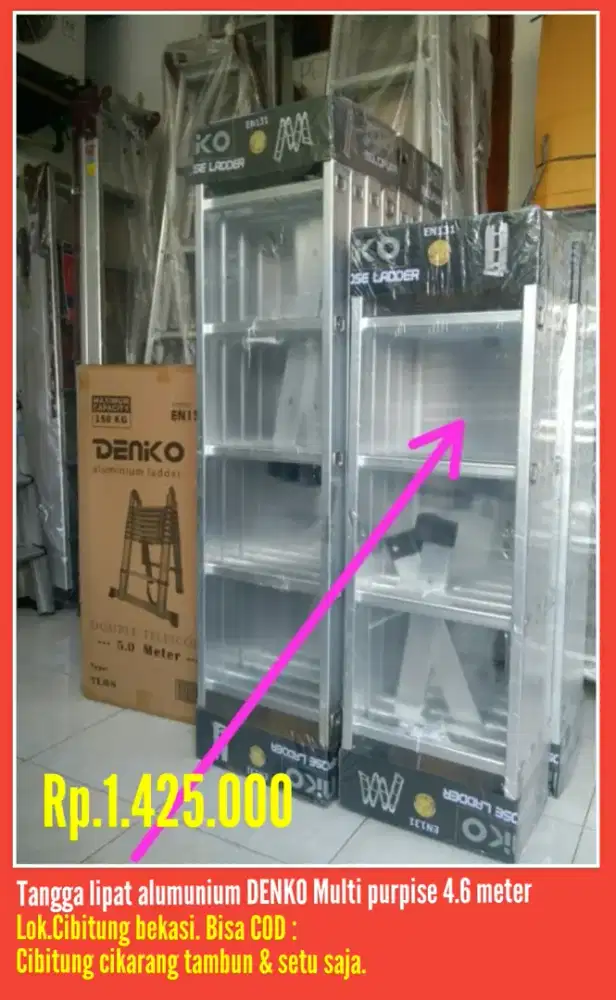 Tangga lipat alm MULTI PURPOSE 4.6 Mtr.