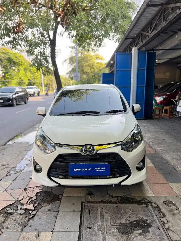 TOYOTA 2018 AGYA 1.0 G M/T PUTIH IRIT MURAH MOBI1717 JEMURSARI