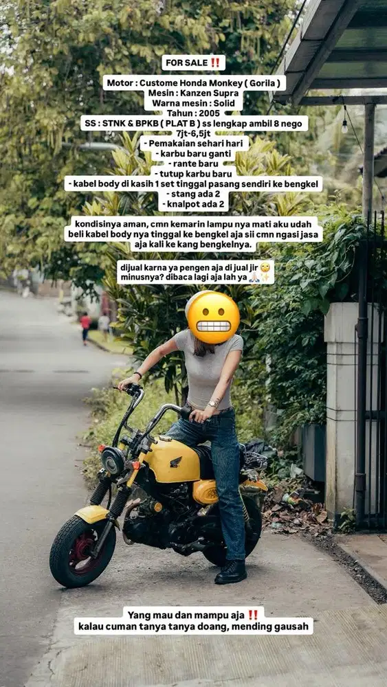 CUSTOME HONDA MONKEY