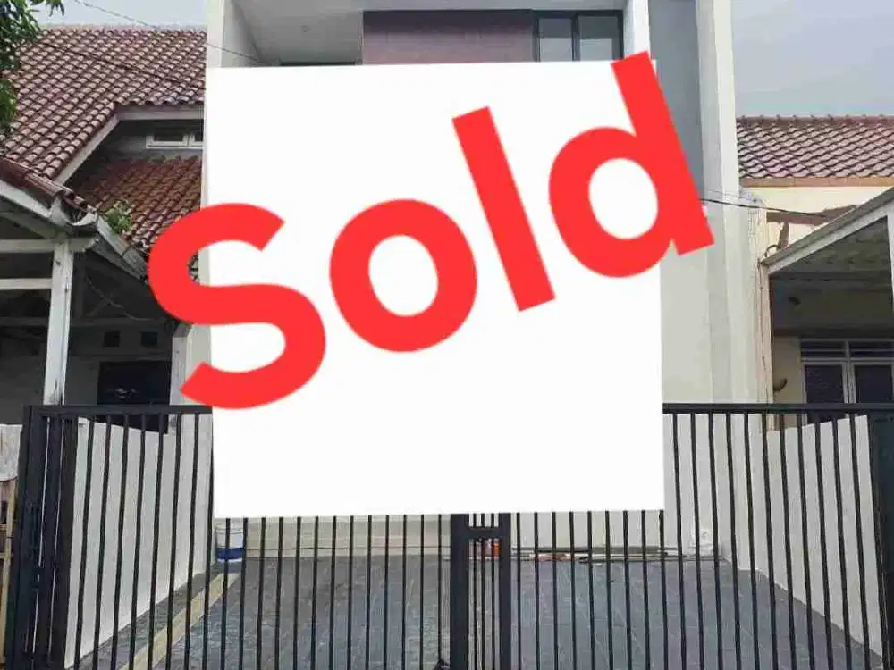 SOLD!! rumah baru blum pernah dihuni