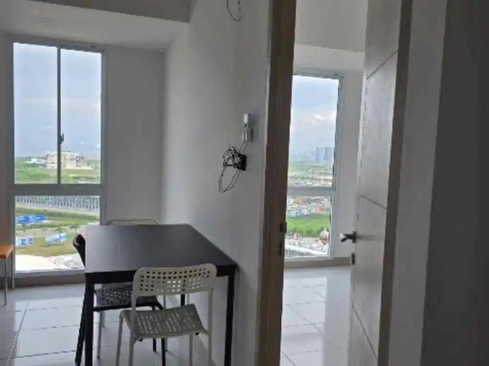 Disewakan aparteman tokyo riverside 3 bedroom semifurnish lantai tinggi di PIK 2