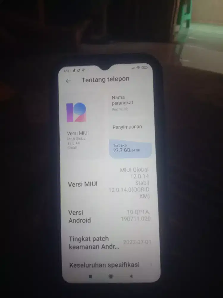Redmi 9c ram 4/64