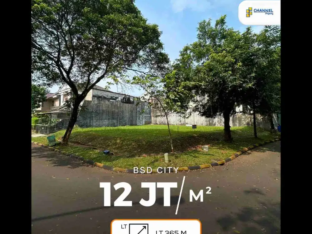 JUAL Kavling Tanah Hoek Dekat Akses Tol BSD Puspita Loka Tangsel, An