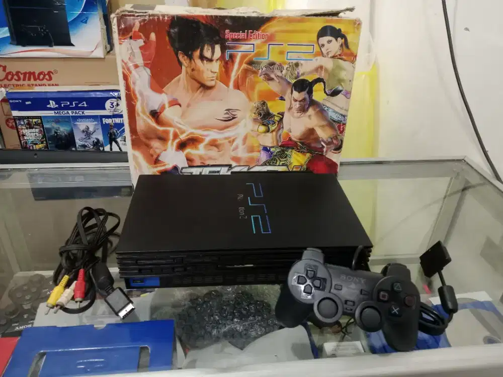 PS2 Fat 160GB Fullgame Hardisk Matrix Murah Bekas Second Hdd 80GB Fet