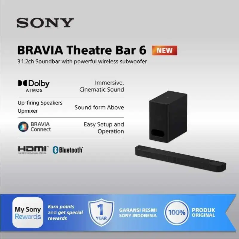 Sony Bravia Theater Bar 6