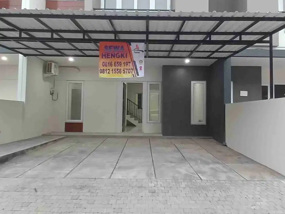 Rumah tengah kota dan siap pakai semi furnished