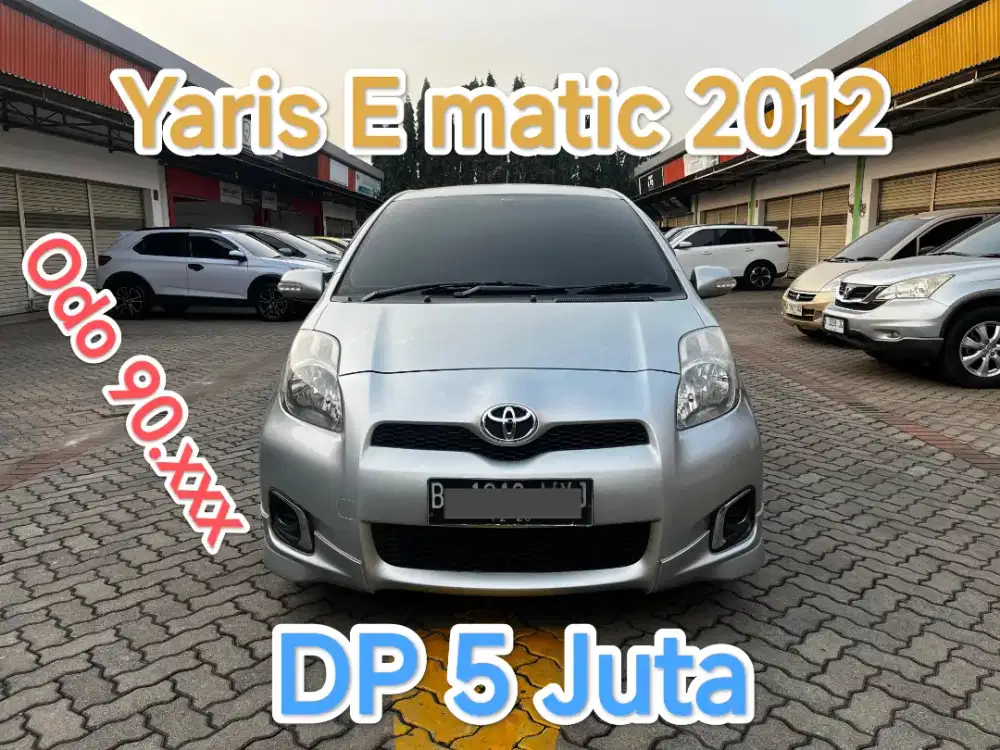 5JT YARIS E AT 2012 LOW KM 90RB RARE !!