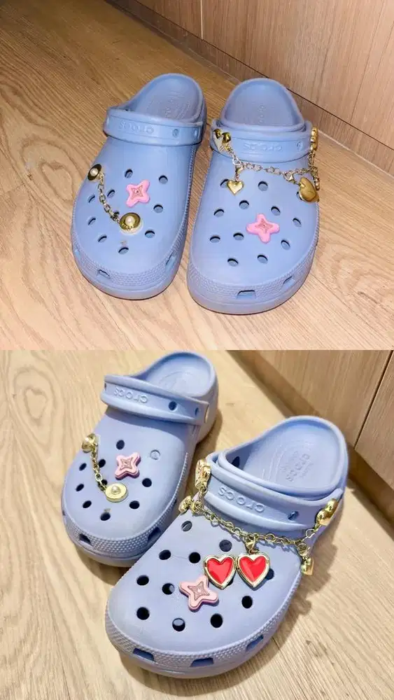 CROCS CLASSIC BLUE ORI SIZE 38,5