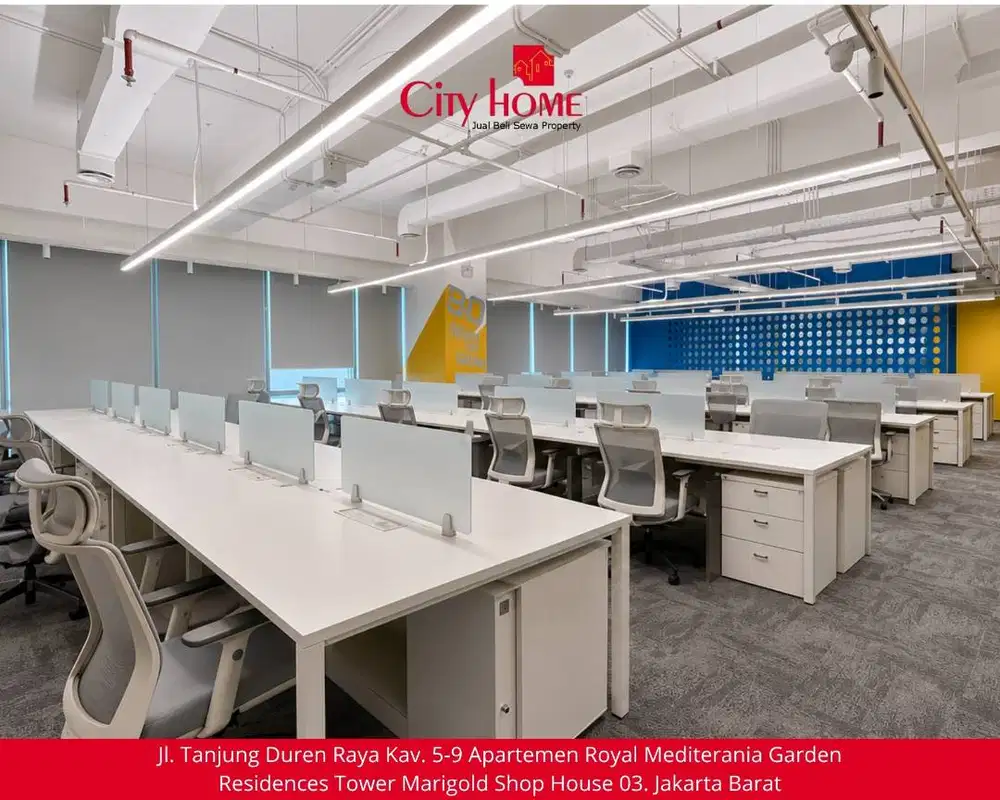 Disewakan Ruang Kantor Premiun Full Furnished di Soho Capital