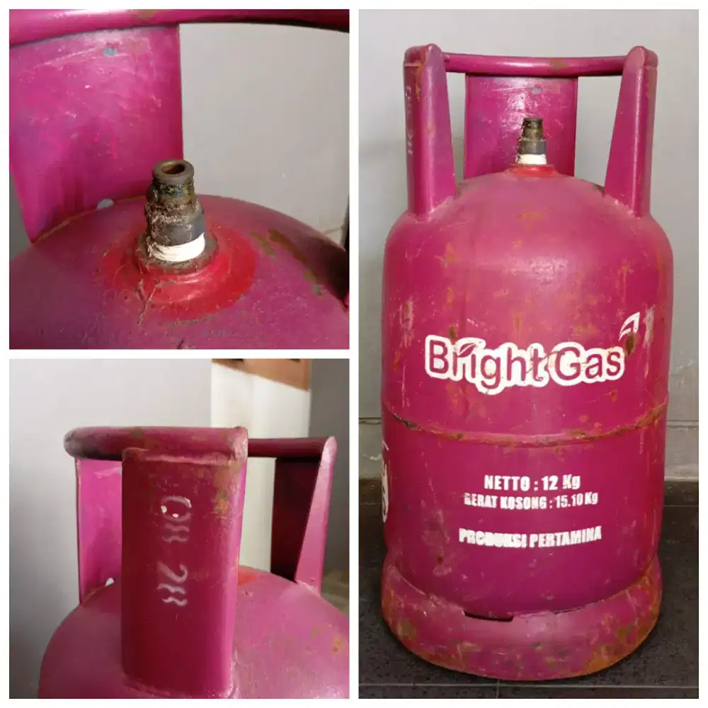 Tabung Bright Gas Pink 12 Kg Kosong