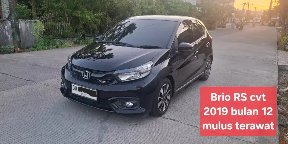Brio RS cvt 2019 bulan 12,mulus terawat