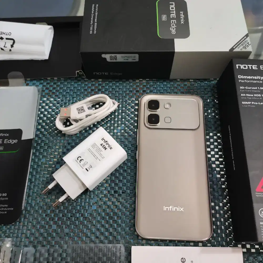 Infinix Note edge 5G, 8/256Gb Fullset, bisa TT