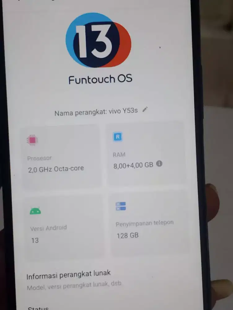 Hp Vivo Y53s Nfc